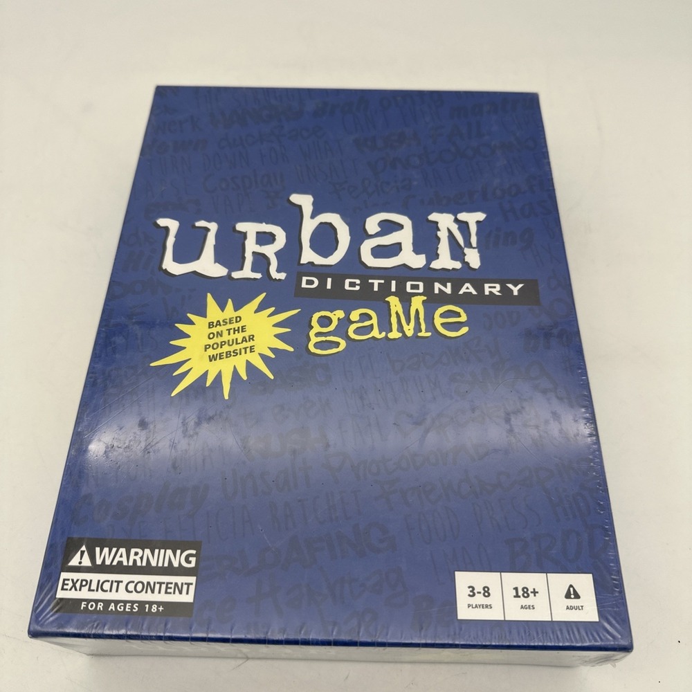 Buffalo‎ Games Urban Dictionary Game Ages 18+ 3-8 Players Sealed